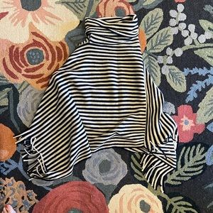 Poncho with fringe. Worn once. Very cute on!